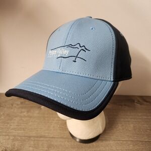 Primm Valley Golf Club Pukka A-Flex L/XL Flex Fitted Blue Baseball Cap Hat Vegas